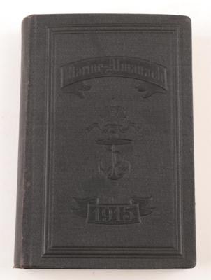 Almanach für die k. u. k. Kriegsmarine 1915, - Starožitné zbraně