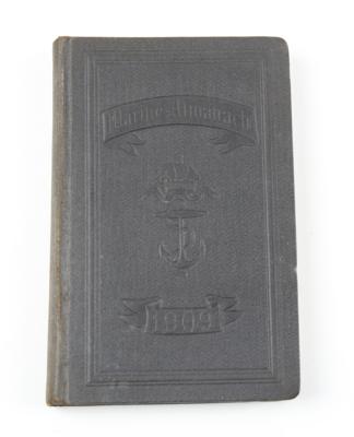 Marine-Almanach der k. u. k. Kriegsmarine, Jahrgang 1909 - Historische Waffen, Uniformen und Militaria