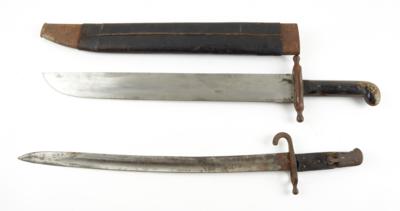 Österreichsicher Pioniersäbel(Faschinenmesser) M1853, - Historische Waffen, Uniformen und Militaria