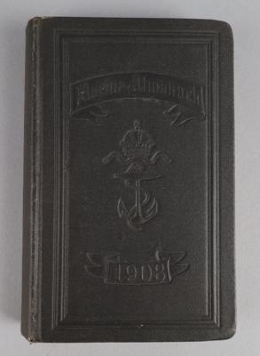 Almanach für die k. u. k. Kriegsmarine 1908, - Historische Waffen, Uniformen & Militaria