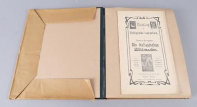 Sammelalbum für Militär-Verschlussmarken und Propagandamarken (sog. 'Gelegenheitsmarken', - Antique Arms, Uniforms and Militaria