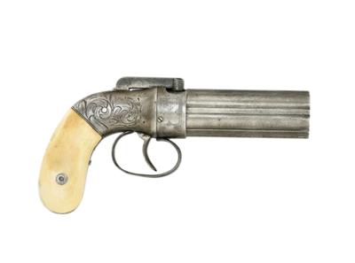 Bündelrevolver 'Allen Patent', - Historische Waffen, Uniformen und Militaria