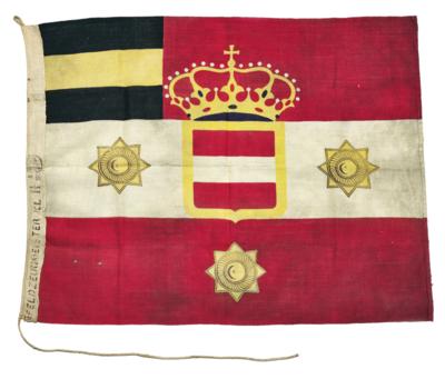 Dienst-Flagge der k. u. k. Kriegsmarine (Muster 1894) für den Feldzeugmeister oder den General der Kavallerie, - Armi d'epoca, uniformi e militaria