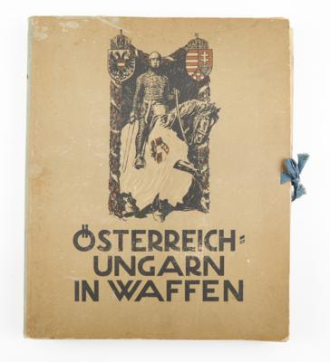 Großformatige Faltmappe 'Österreich Ungarn in Waffen', - Armi d'epoca, uniformi e militaria