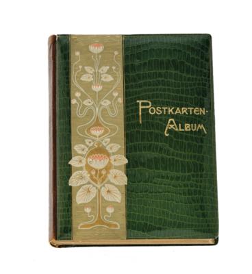 Großvolumiges Postkarten-Einsteckalbum zur Thematik Kaiserin Elisabeth von Österreich, - Historische Waffen, Uniformen & Militaria