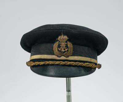Marinekappe für einen Oberoffizier der k. u. k. Kriegsmarine, - Historische Waffen, Uniformen & Militaria