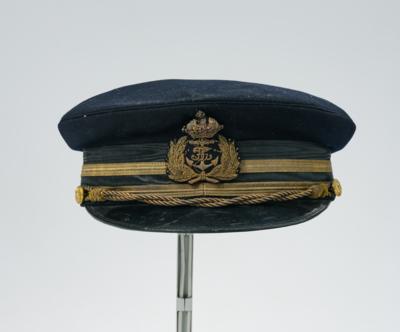 Marinekappe für einen Stabsoffizier der k. u. k. Kriegsmarine, - Armi d'epoca, uniformi e militaria
