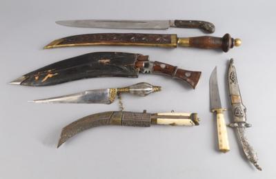 Konvolut Dolche und Messer, - Antique Arms, Uniforms and Militaria