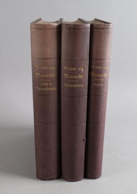 Konvolut von 3 Bänden des sog. 'Kronprinzenwerks', - Antique Arms, Uniforms and Militaria