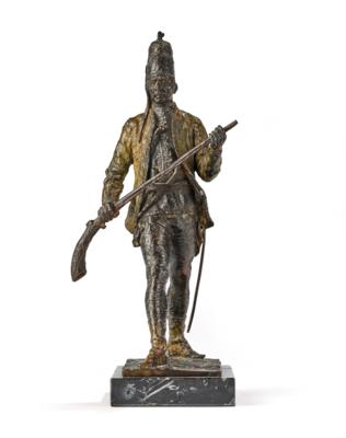 Bronzefigur, - Armi d'epoca, uniformi e militaria