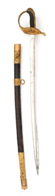 Marineoffizierssäbel M1850/71, - Armi d'epoca, uniformi e militaria