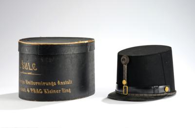 Schwarze steife Kappe für k. u. k. Beamte, - Armi d'epoca, uniformi e militaria