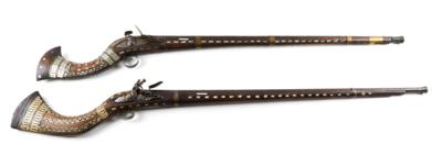 2 Steinschlossgewehre, - Starožitné zbraně