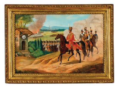 Biedermeier Bilderuhr um 1830, - Armi d'epoca, uniformi e militaria