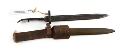 Österreichisches Ersatzbajonett zum Infanteriegewehr 88/90 bzw. 90, - Antique Arms, Uniforms and Militaria