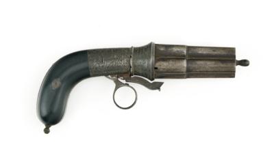 Bündelrevolver für Stiftfeuerpatronen, - Antique Arms, Uniforms and Militaria