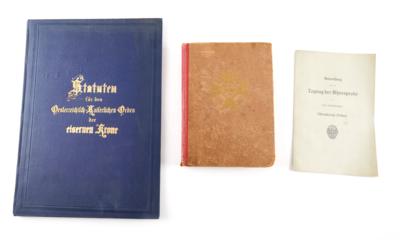 Konvolut von 2 Büchern zum Thema 'k. u. k. Orden', - Antique Arms, Uniforms and Militaria