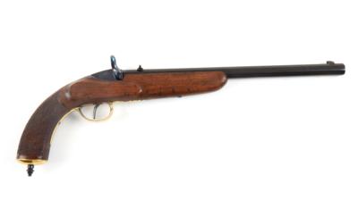 Salonpistole nach dem Patent Flobert von 1845, - Starožitné zbraně