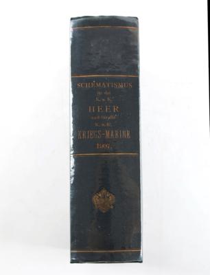 Schematismus für das k. u. k. Heer und die Kriegsmarine, JG 1907, - Armi d'epoca, uniformi e militaria