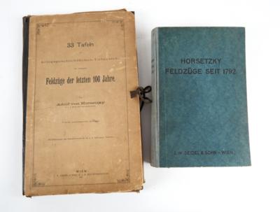 Buch und Kartenband: 'Kriegsgeschichtliche - Starožitné zbraně
