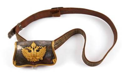 Kartusche für reitende Truppen der k. u. k. Armee - Antique Arms, Uniforms and Militaria