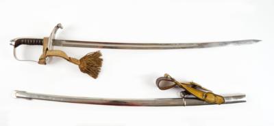 Säbel für Offiziere der k. k. Infanterie M 1861, - Antique Arms, Uniforms and Militaria