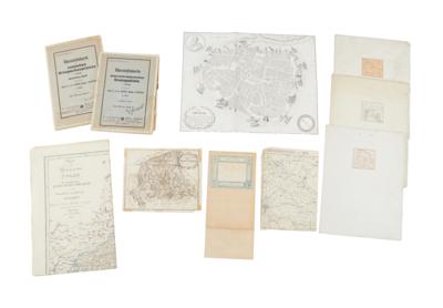 Konvolut von 13 Kriegs- und Übersichtskarten aus der k. u. k. Monarchie: - Antique Arms, Uniforms and Militaria