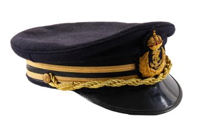 Marinekappe für einen Stabsoffizier der k. u. k. Kriegsmarine, - Antique Arms, Uniforms and Militaria