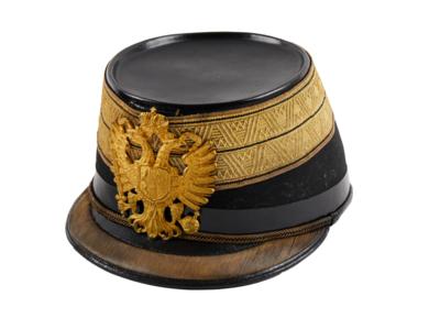 Tschako für einen Hauptmann der k. u. k. Infanterie, - Antique Arms, Uniforms and Militaria