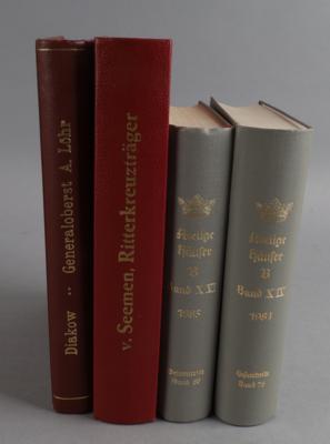Hueck, W.(1981 u. 1985): 'Genealogisches Handbuch des Adels', - Antique Arms, Uniforms and Militaria