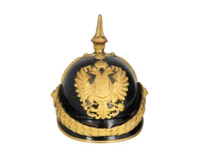 K. k. Gendarmerie: Helm M1899 für Offiziere der k. k. Gendarmerie, - Armi d'epoca, uniformi e militaria