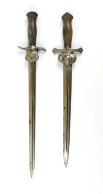 Konvolut von 2 Hirschfängern, - Antique Arms, Uniforms and Militaria