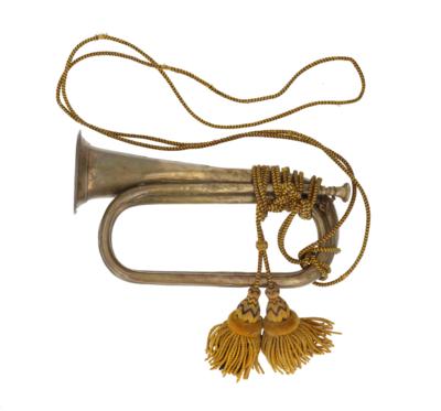 Österreichisches Signalhorn, - Historische Waffen, Uniformen und Militaria