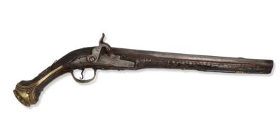 Perkussionspistole, - Antique Arms, Uniforms and Militaria