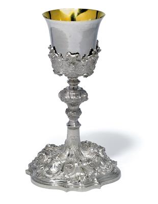 A Rococo Mass chalice from Italy - Silver