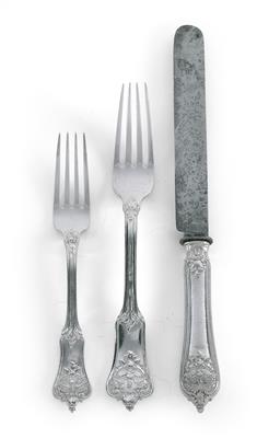 Emperor Wilhlem II., King of Prussia – A personal cutlery service, - St?íbro
