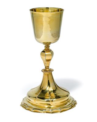 A goblet, - Silver