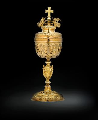 A mass chalice, - Silver