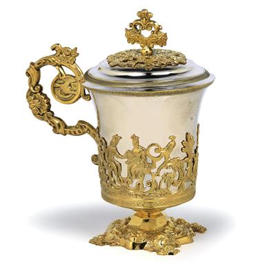 A lidded cup from Moscow, - Silver