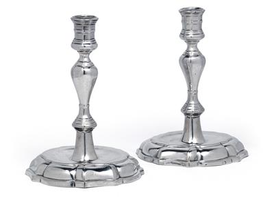 A pair of candlesticks from Austria, - St?íbro