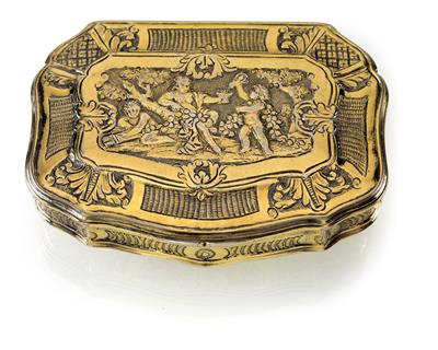 A Rococo snuffbox, - St?íbro