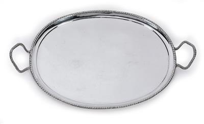 A tray from Venice, - Silver