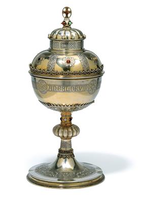 A ciborium, - Silver