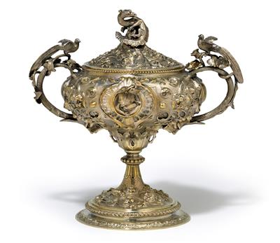 "SASIKOW" – A lidded centrepiece from St. Petersburg, - Silver