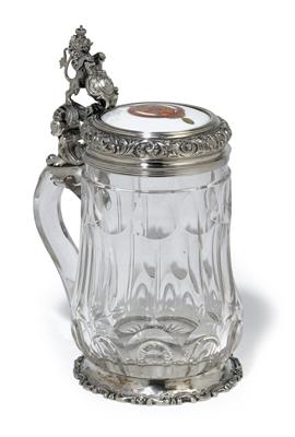 Grand Duchy Hessen-Kassel – A lidded tankard, - Stříbro