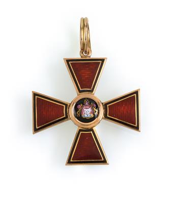 Kaiserlich russischer St. Wladimir Orden, - Silber