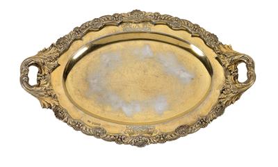 A tray from London, - Silver