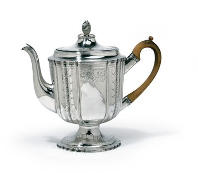 A teapot from London, - Silver