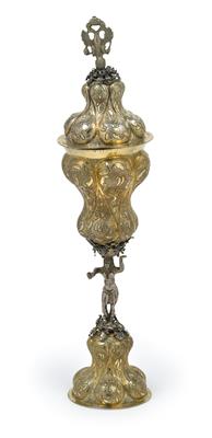 A lidded goblet from Moscow, - Argenti