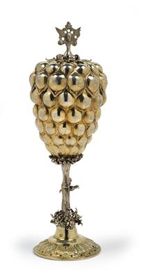 A pineapple goblet from Nürnberg, - Silver